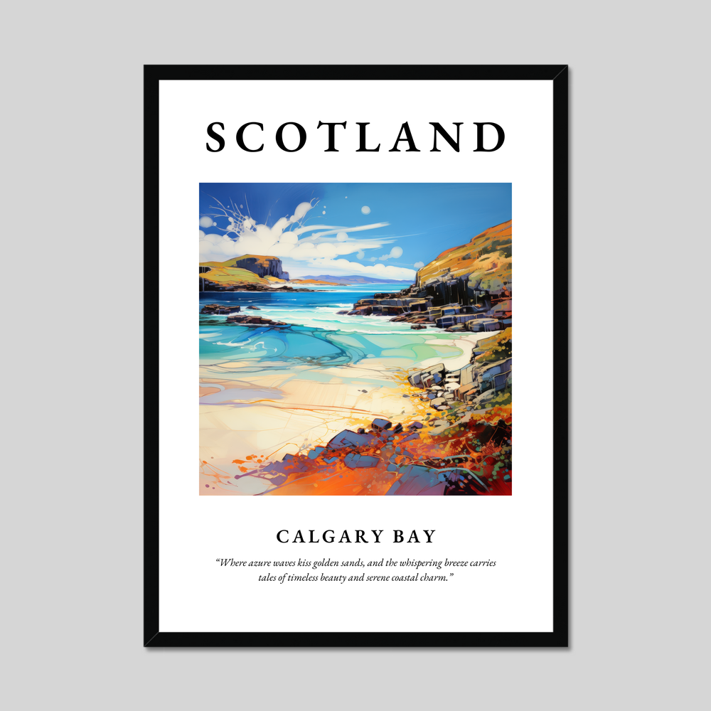 Poster of Calgary Bay, Scotland.