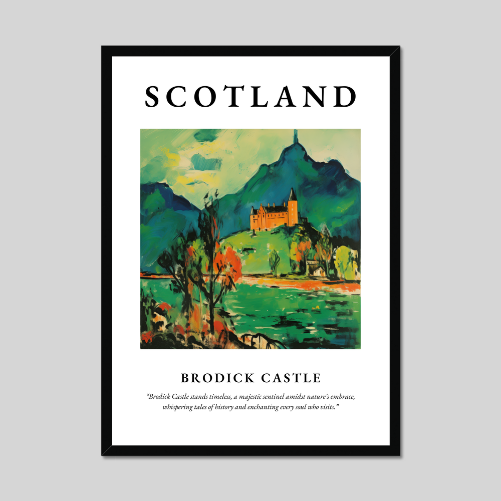 Poster of Brodick Castle, Scotland.