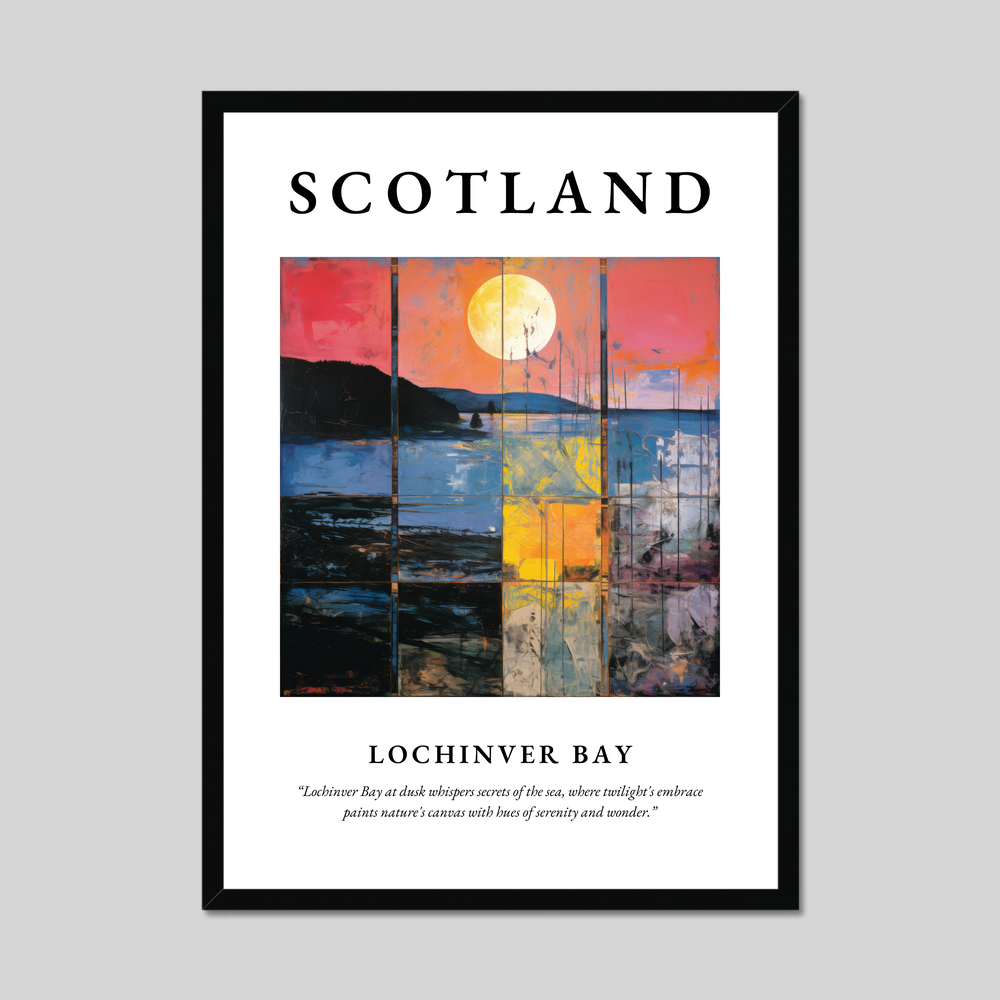 Poster of Lochinver Bay, Scotland.