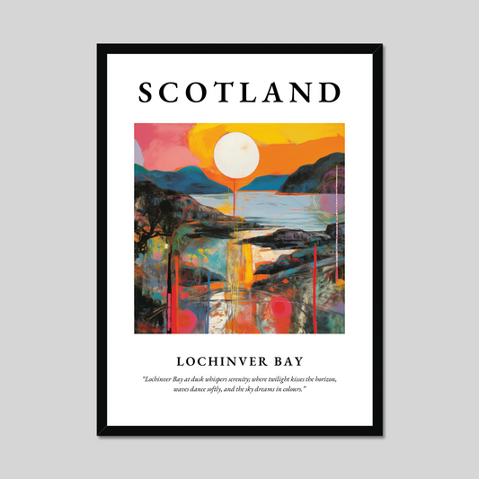 Poster of Lochinver Bay, Scotland.