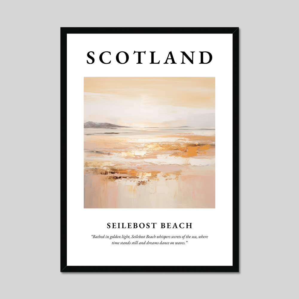 Poster of Seilebost Beach, Scotland.