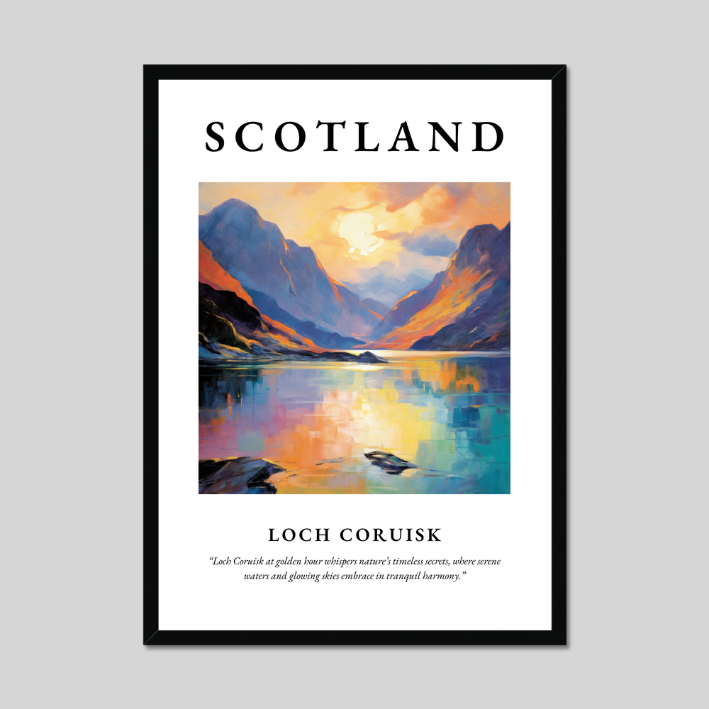 Poster of Loch Coruisk, Scotland.