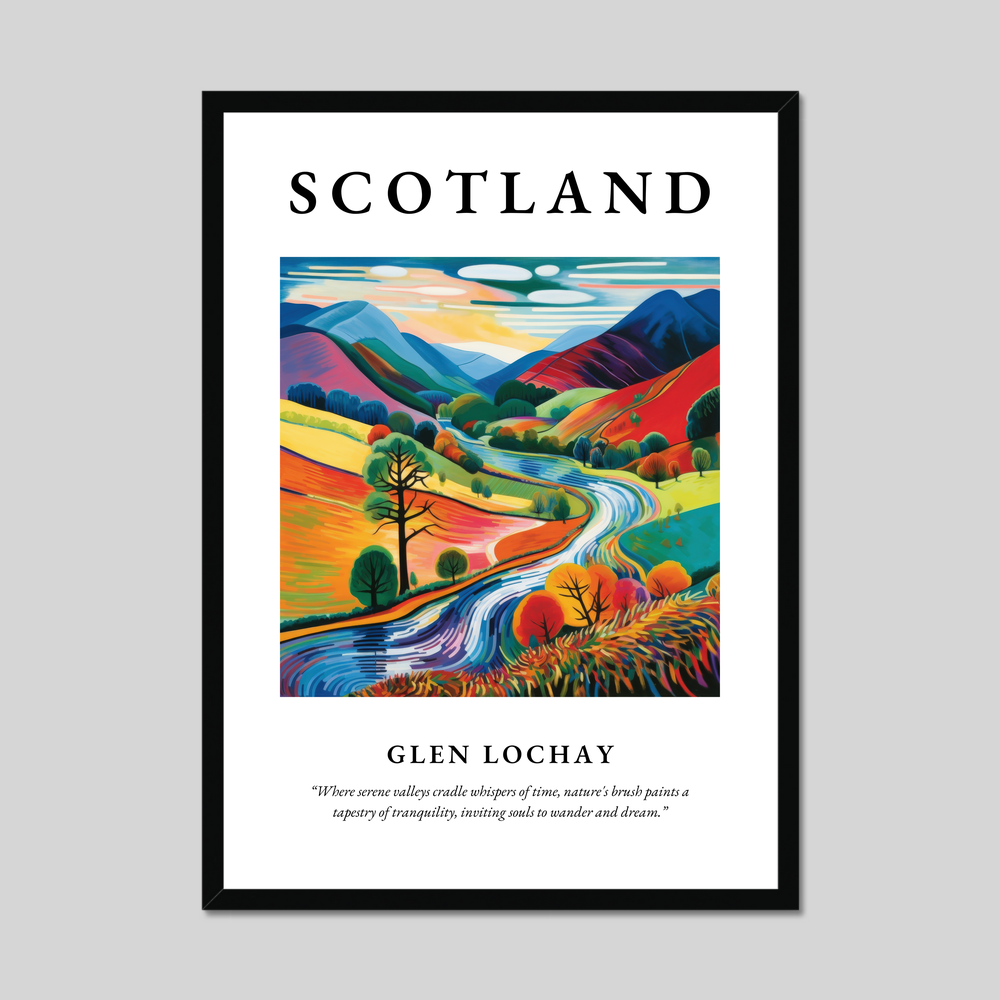 Poster of Glen Lochay, Scotland.