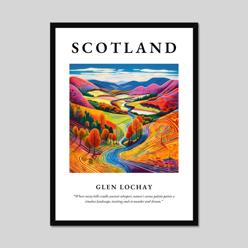 Poster of Glen Lochay, Scotland.