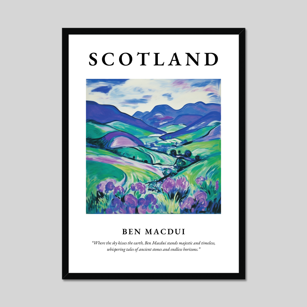 Poster of Ben Macdui, Scotland.