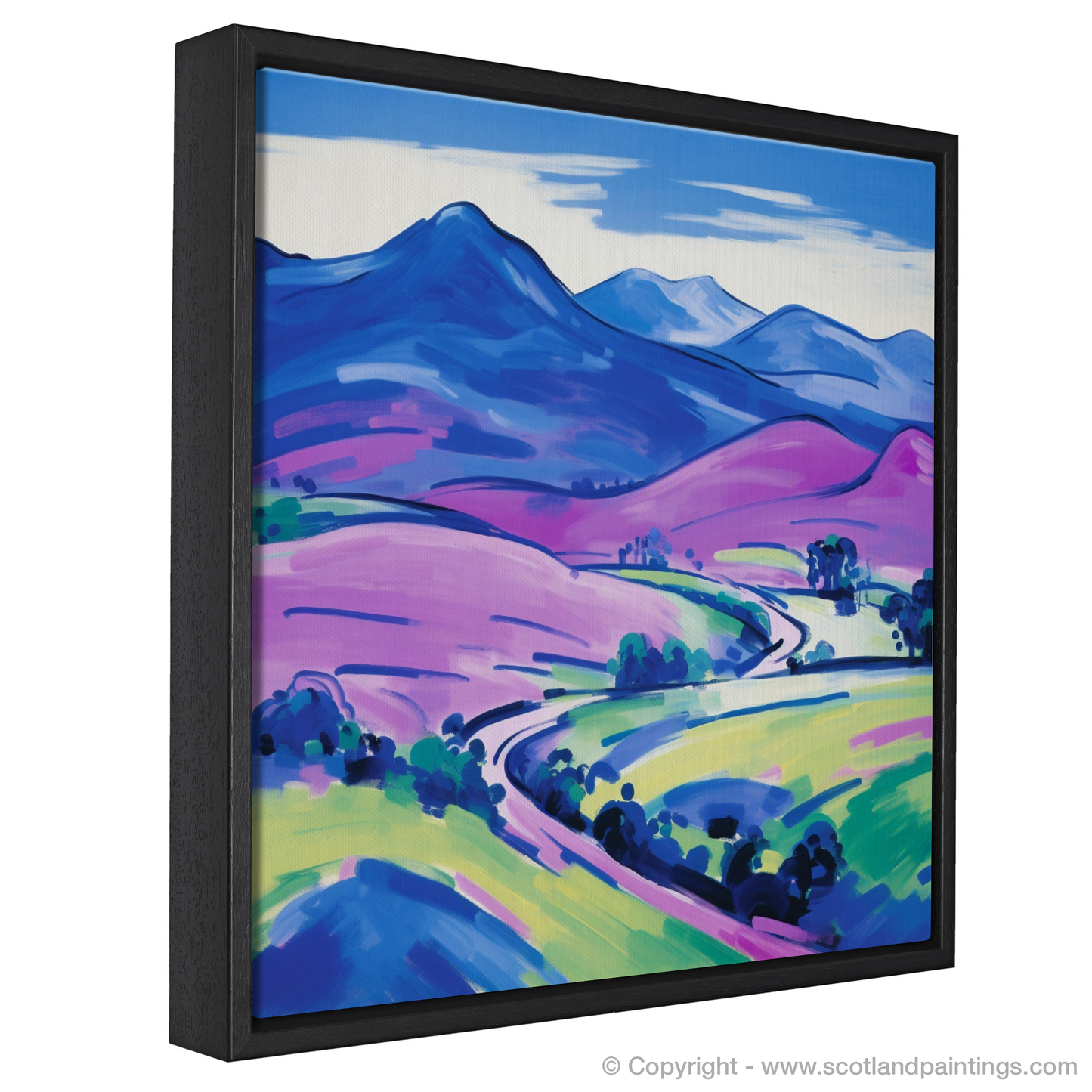 Vibrant Highlands: A Fauvist Tribute to Ben Macdui