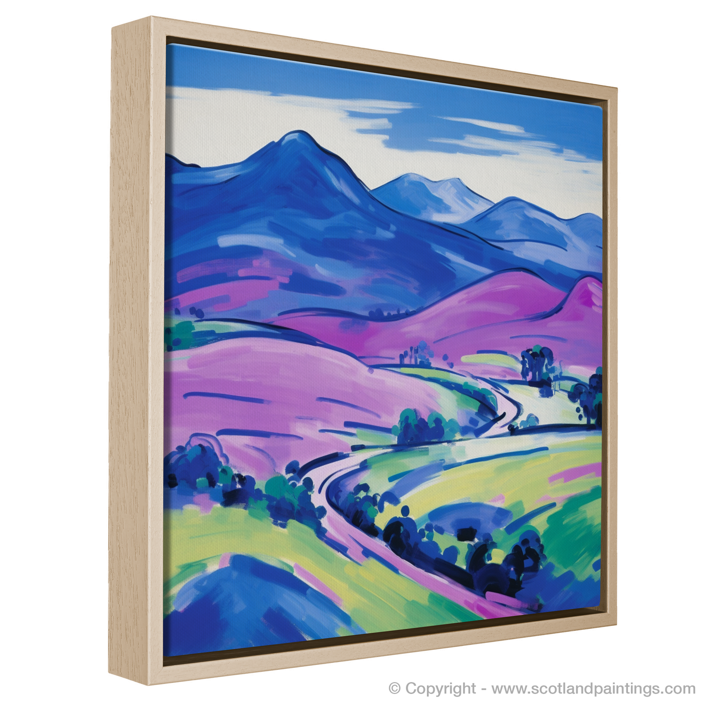 Vibrant Highlands: A Fauvist Tribute to Ben Macdui