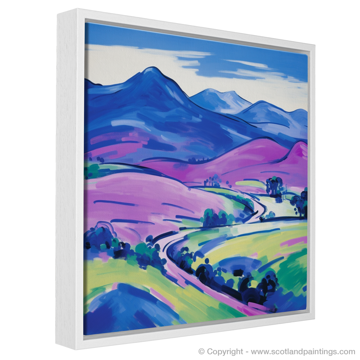 Vibrant Highlands: A Fauvist Tribute to Ben Macdui