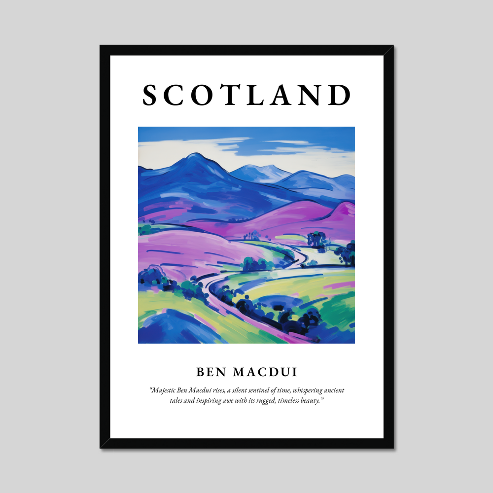 Poster of Ben Macdui, Scotland.