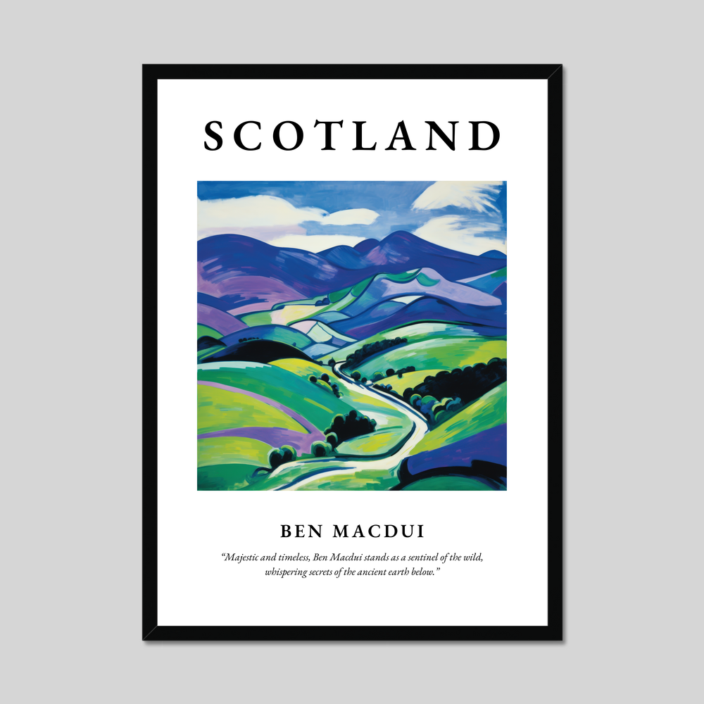 Poster of Ben Macdui, Scotland.