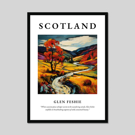 Poster of Glen Feshie, Scotland.