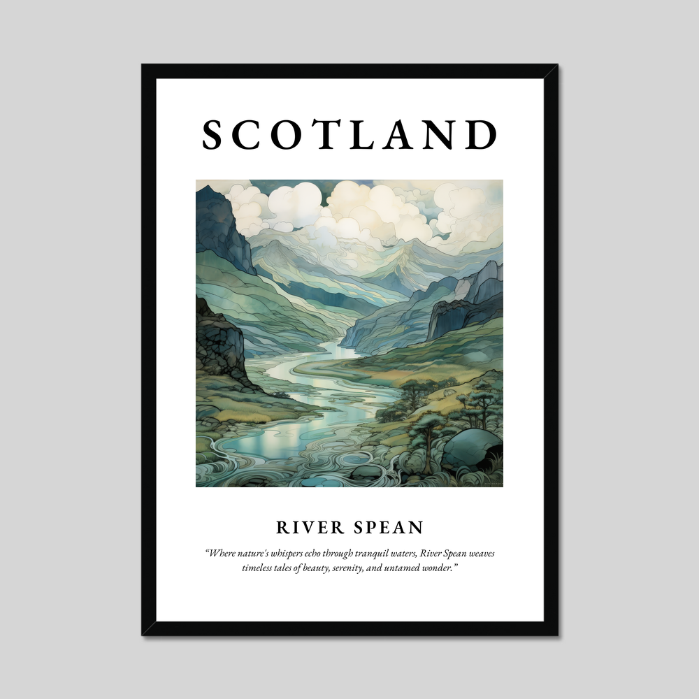 Poster of River Spean, Scotland.