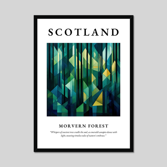 Poster of Morvern Forest, Scotland.