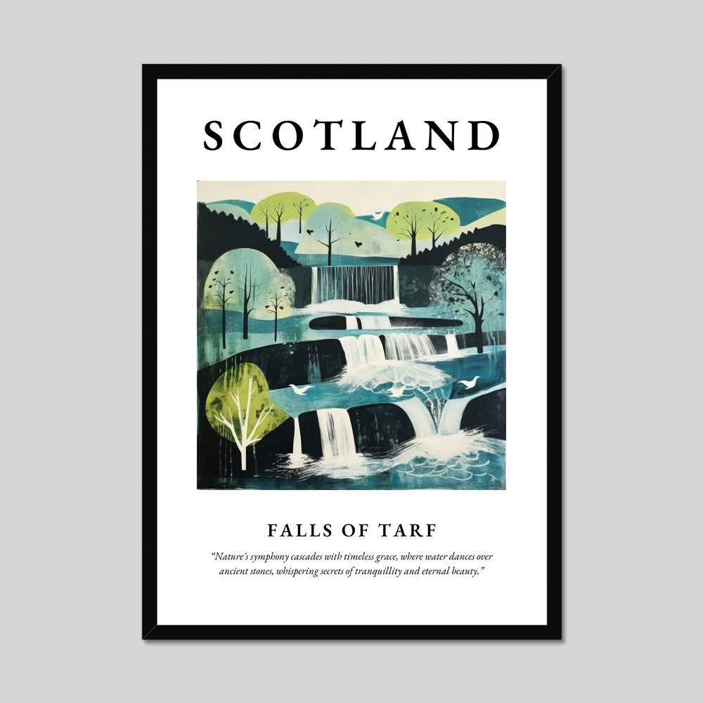 Poster of Falls of Tarf, Scotland.