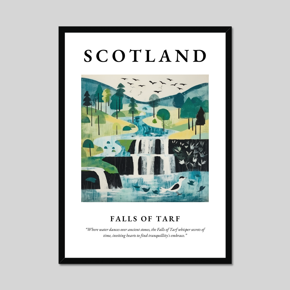 Poster of Falls of Tarf, Scotland.