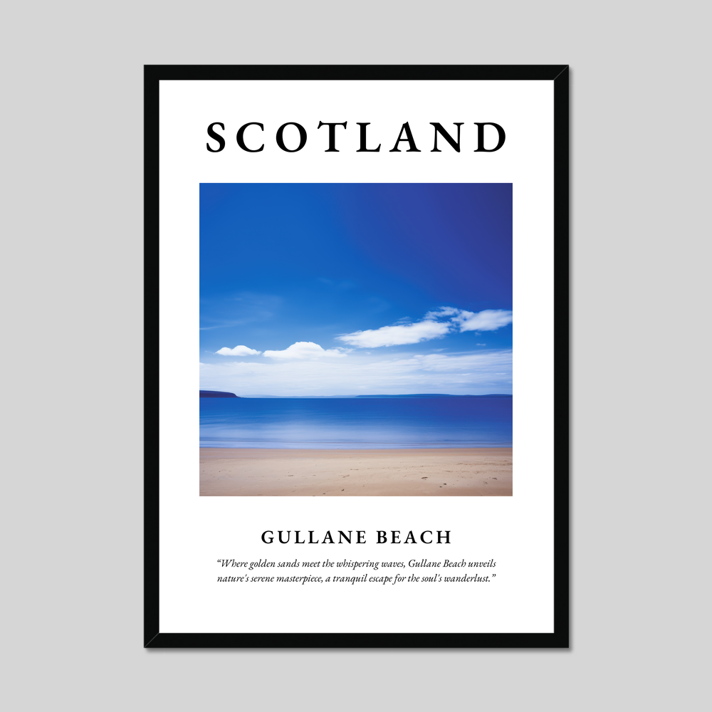 Poster of Gullane Beach, Scotland.