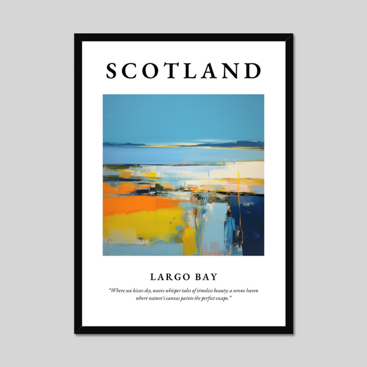 Poster of Largo Bay, Scotland.