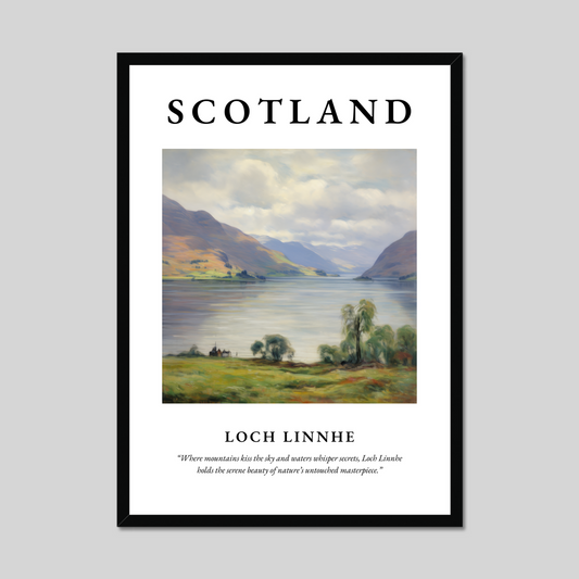 Poster of Loch Linnhe, Scotland.