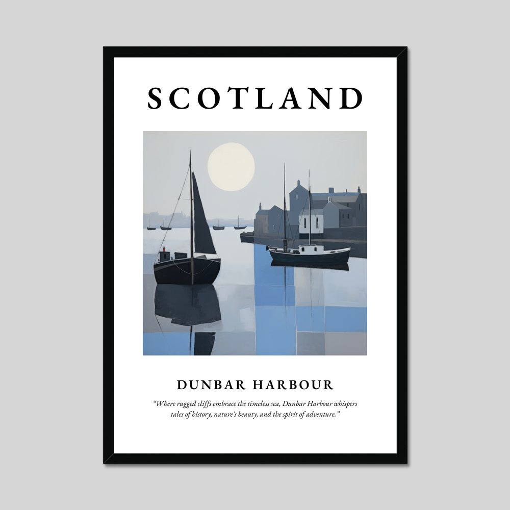 Poster of Dunbar Harbour, Scotland.