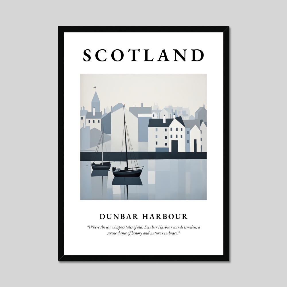 Poster of Dunbar Harbour, Scotland.