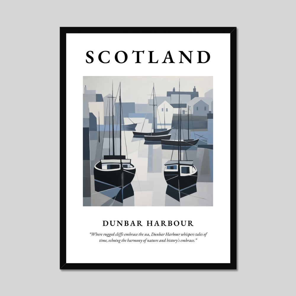 Poster of Dunbar Harbour, Scotland.