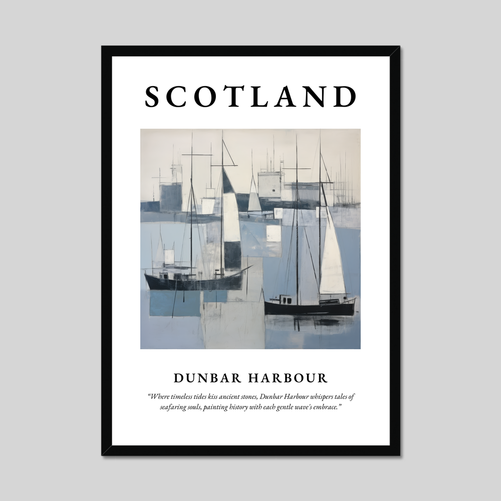 Poster of Dunbar Harbour, Scotland.