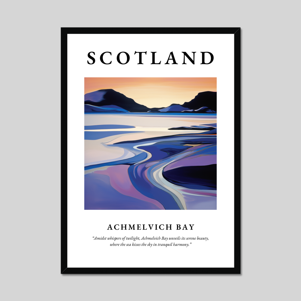 Poster of Achmelvich Bay, Scotland.