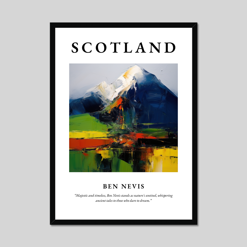 Poster of Ben Nevis, Scotland.