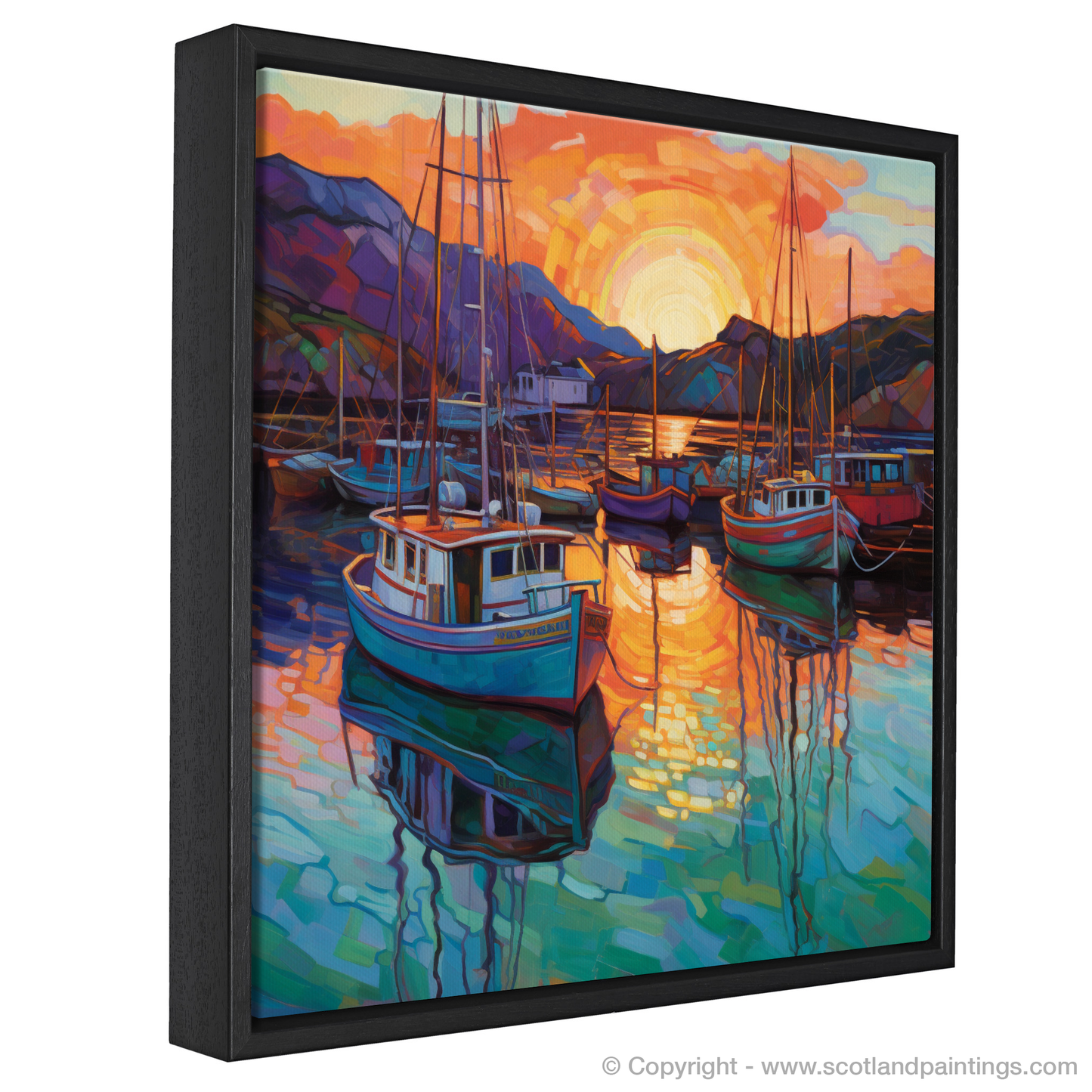 Cullen Harbour Sunset in Modern Impressionism