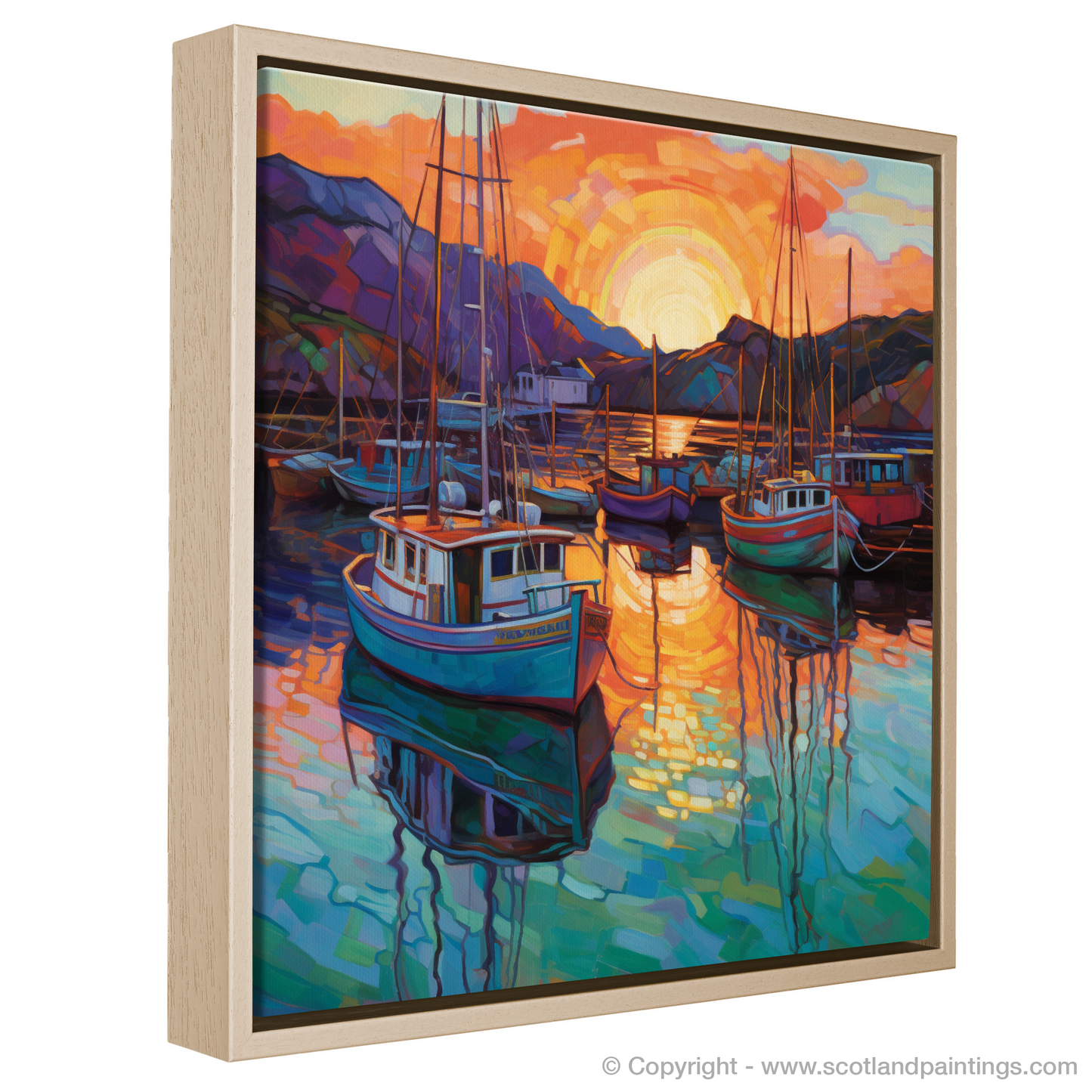 Cullen Harbour Sunset in Modern Impressionism