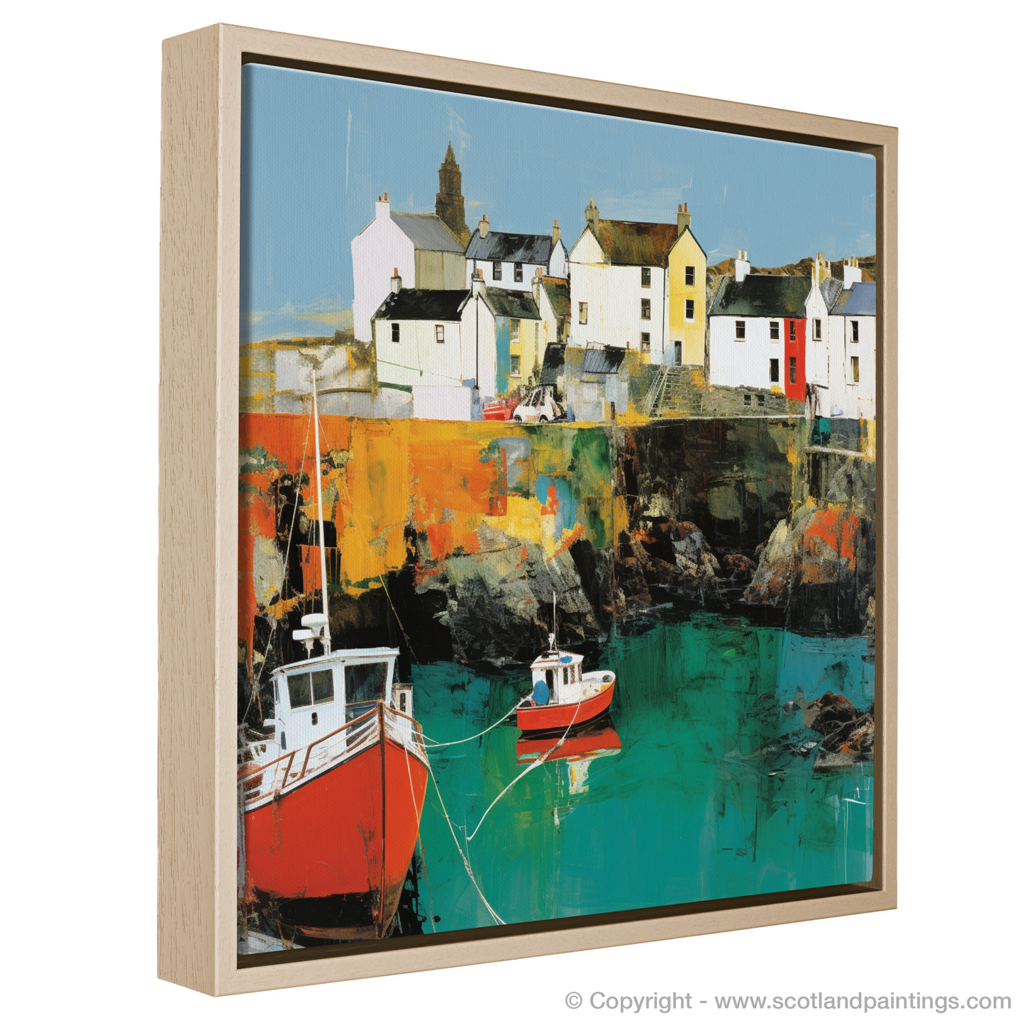 Pop Art Portpatrick: A Colourful Coastal Rendition