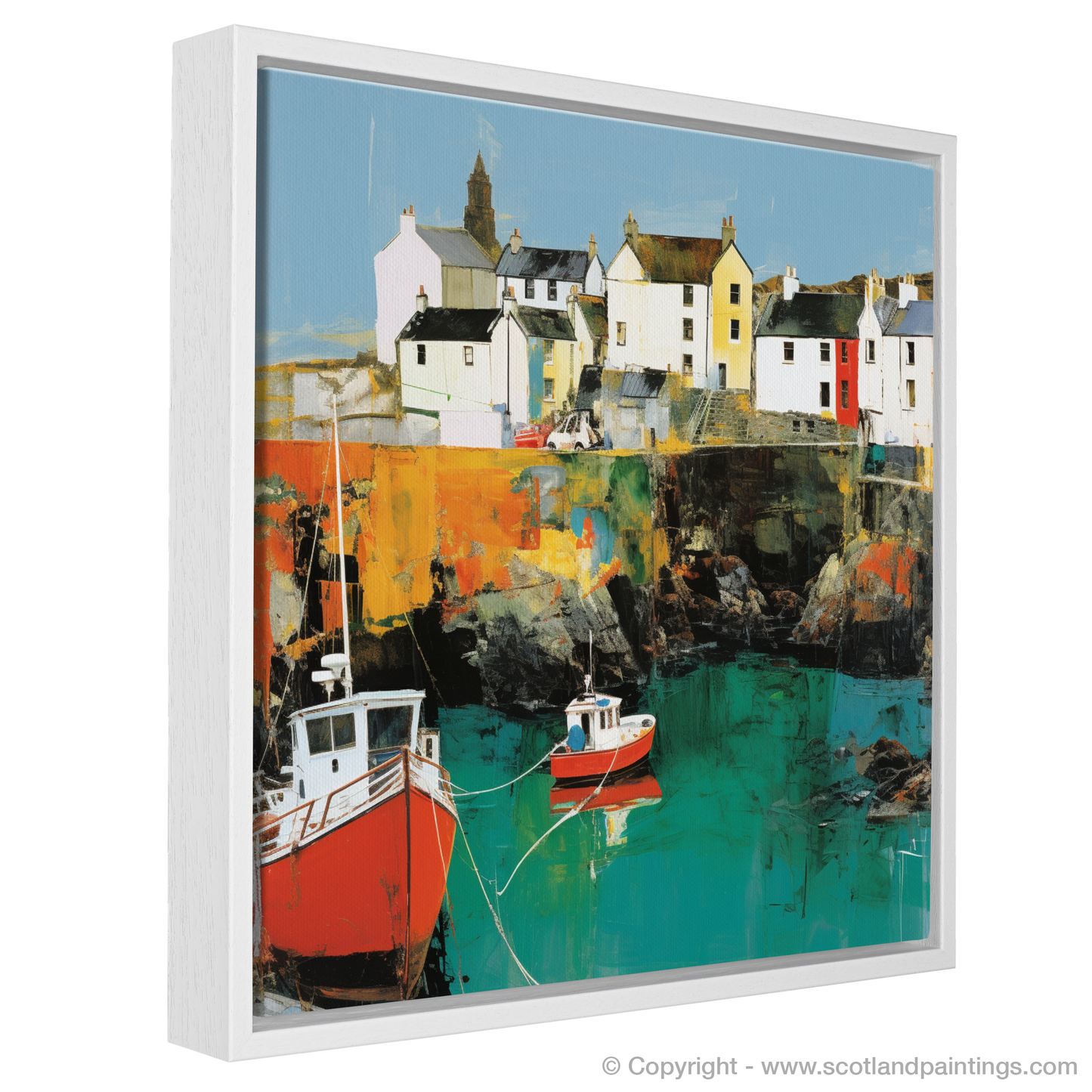 Pop Art Portpatrick: A Colourful Coastal Rendition