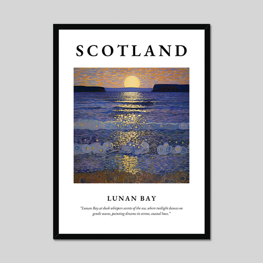 Poster of Lunan Bay, Scotland.