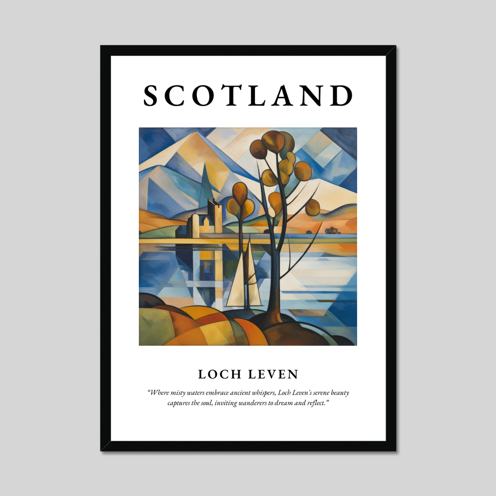 Poster of Loch Leven, Scotland.