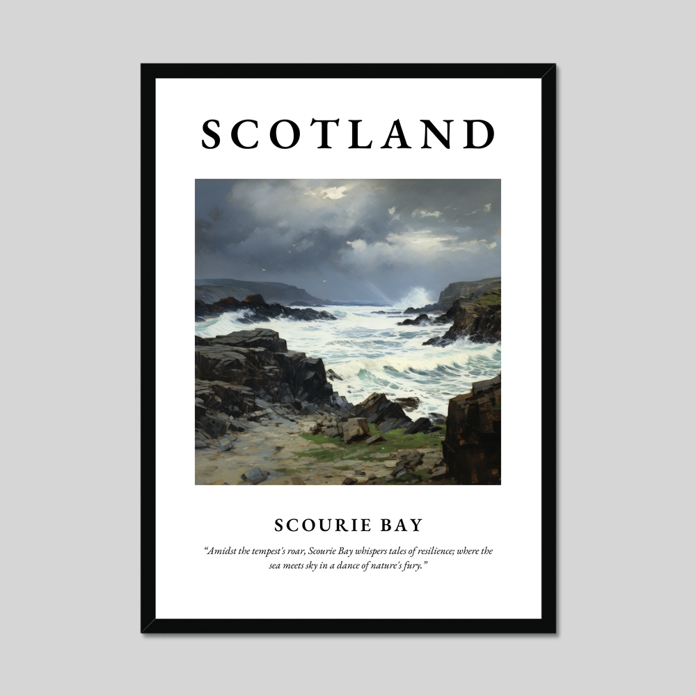 Poster of Scourie Bay, Scotland.