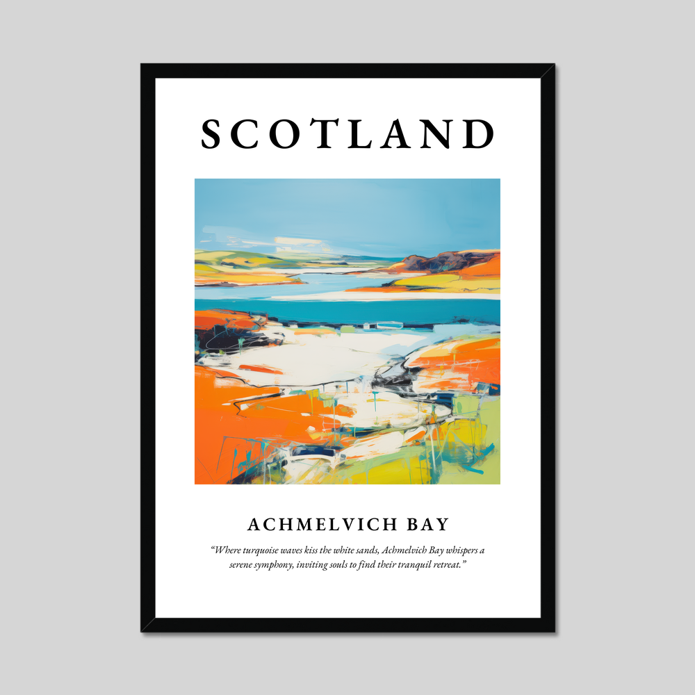 Poster of Achmelvich Bay, Scotland.