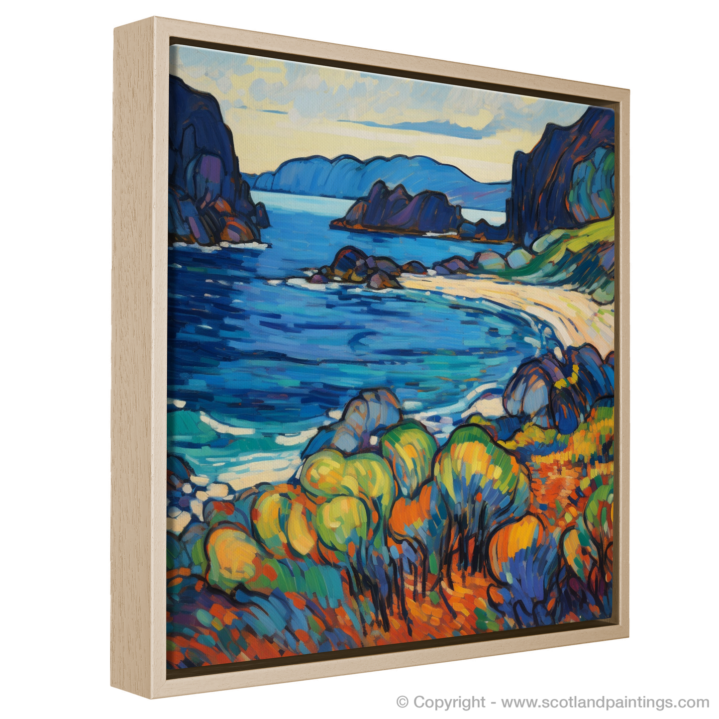 Achmelvich Bay Unleashed: A Fauvist Symphony