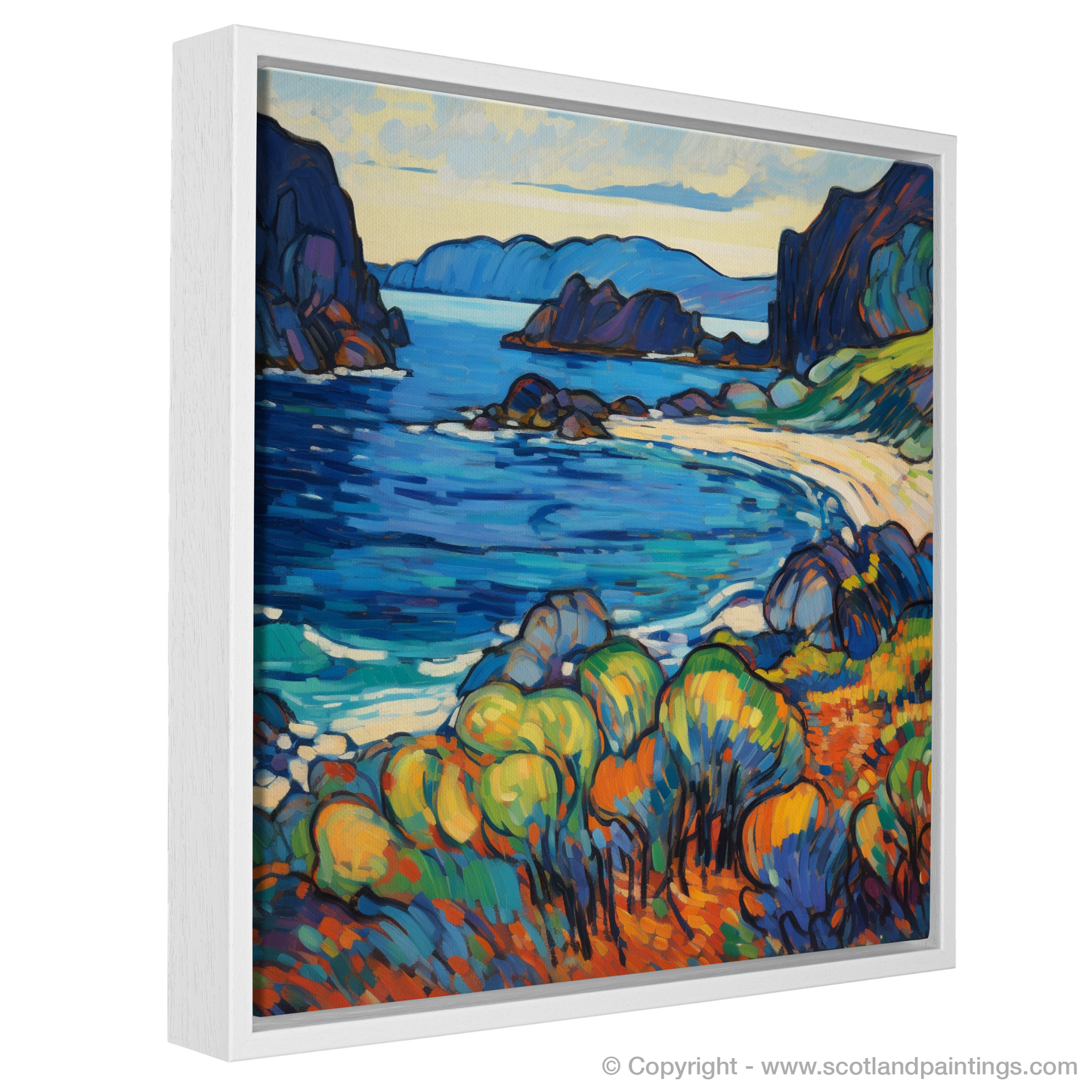 Achmelvich Bay Unleashed: A Fauvist Symphony