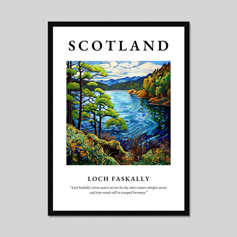 Poster of Loch Faskally, Scotland.