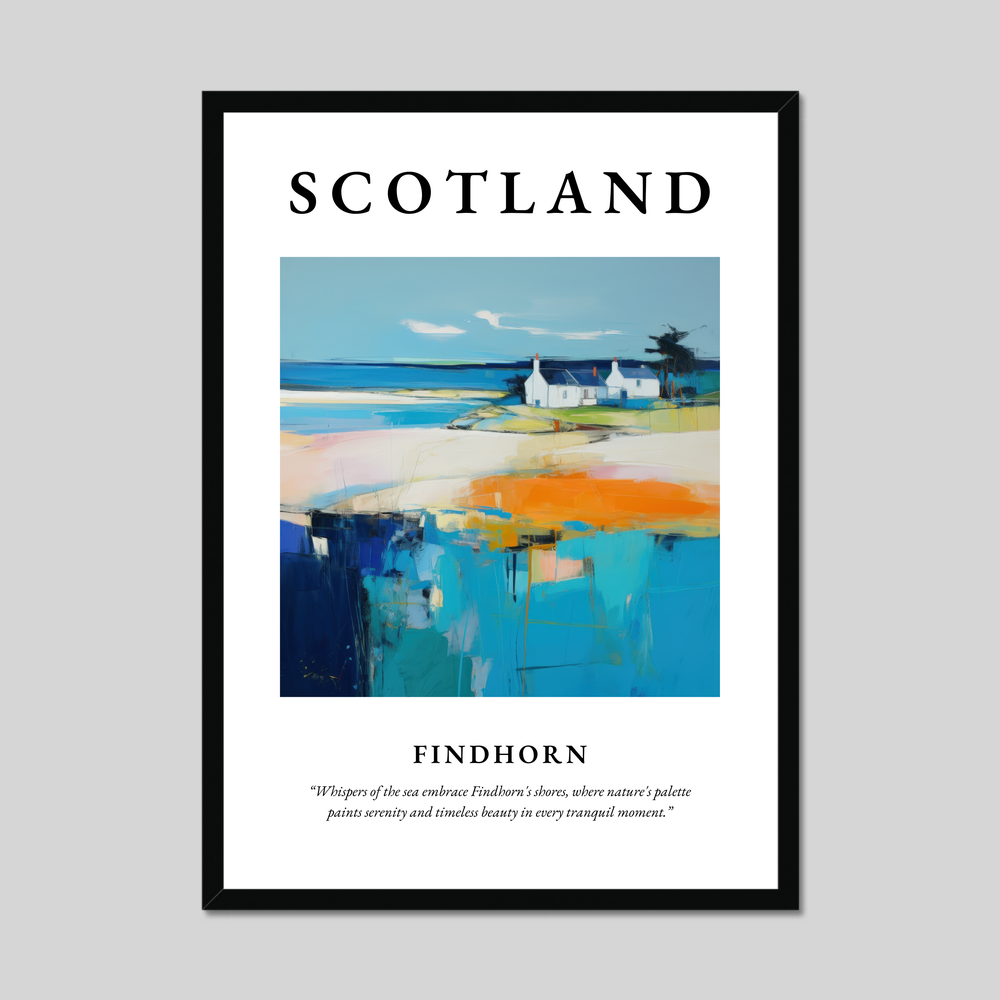 Poster of Findhorn, Scotland.