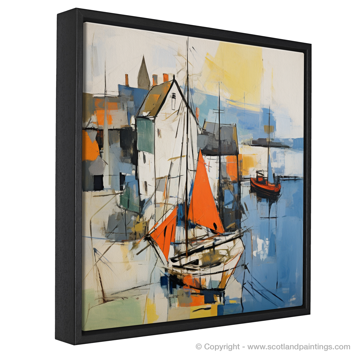 Cubist Kaleidoscope of Tarbert Argyll and Bute