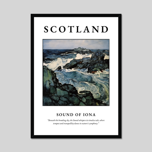 Poster of Sound of Iona, Scotland.