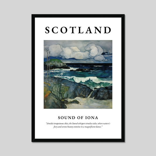 Poster of Sound of Iona, Scotland.