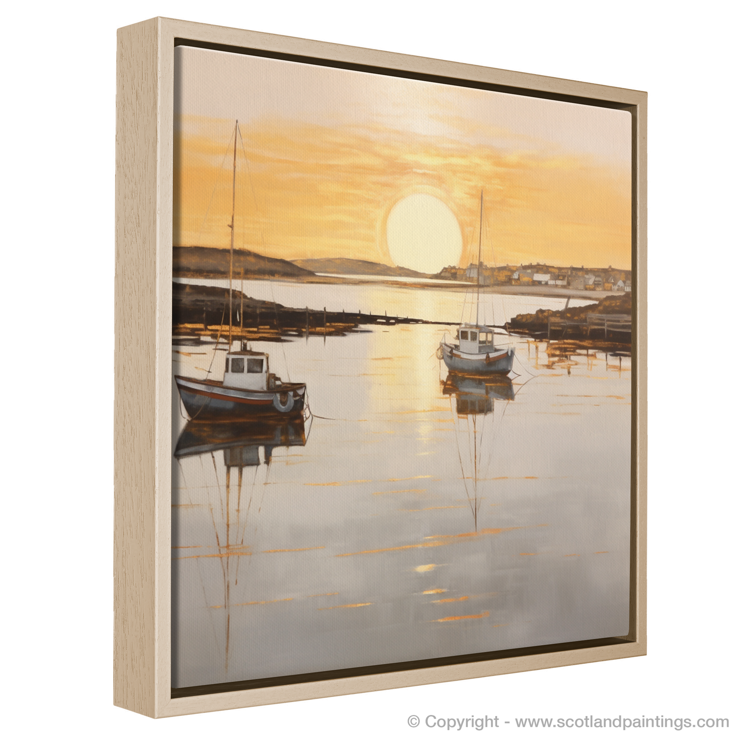 Golden Embrace of Whitehills Harbour