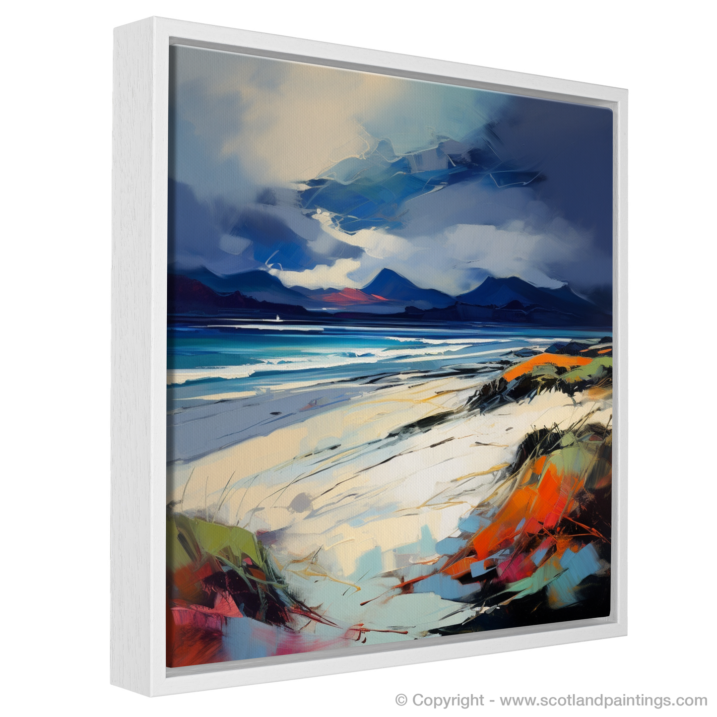 Camusdarach Cove Embrace: A Fauvist Rhapsody