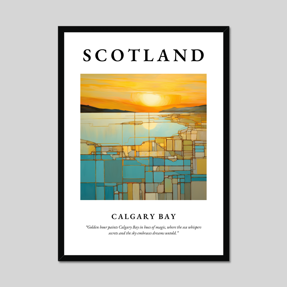 Poster of Calgary Bay, Scotland.