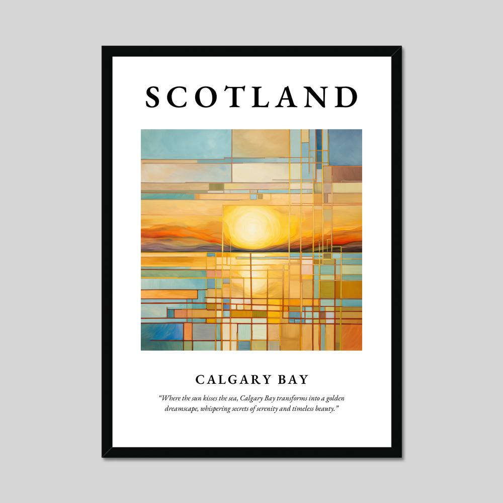 Poster of Calgary Bay, Scotland.