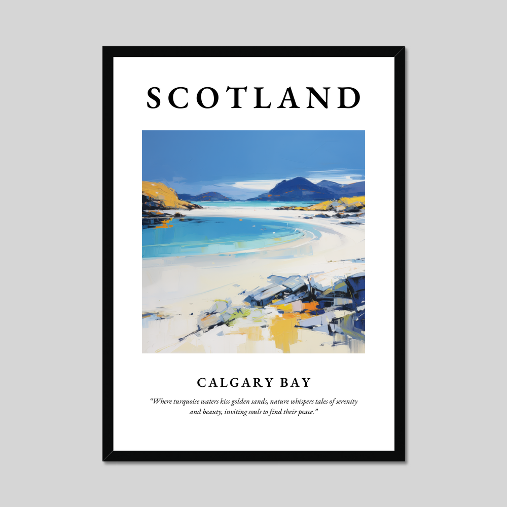 Poster of Calgary Bay, Scotland.