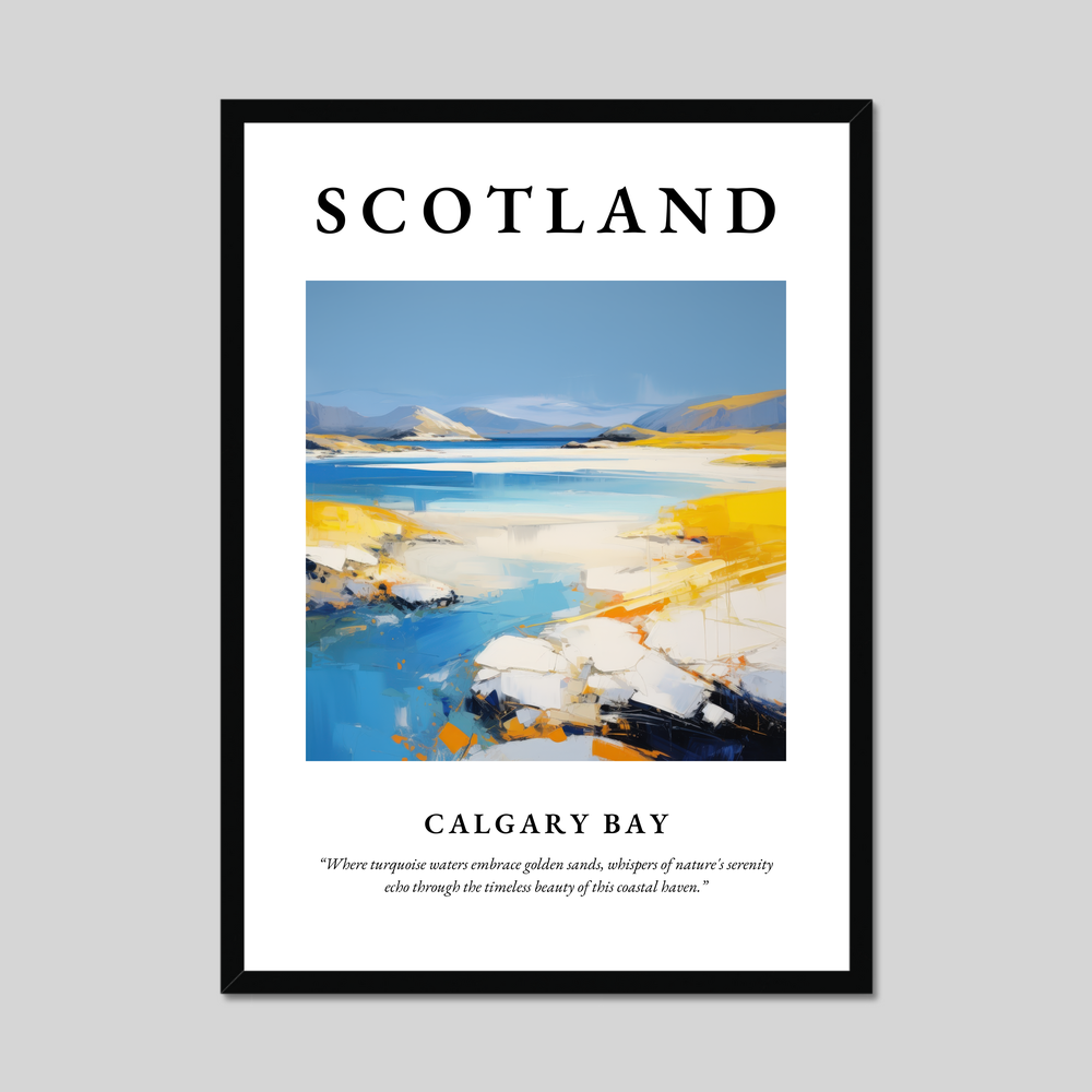 Poster of Calgary Bay, Scotland.