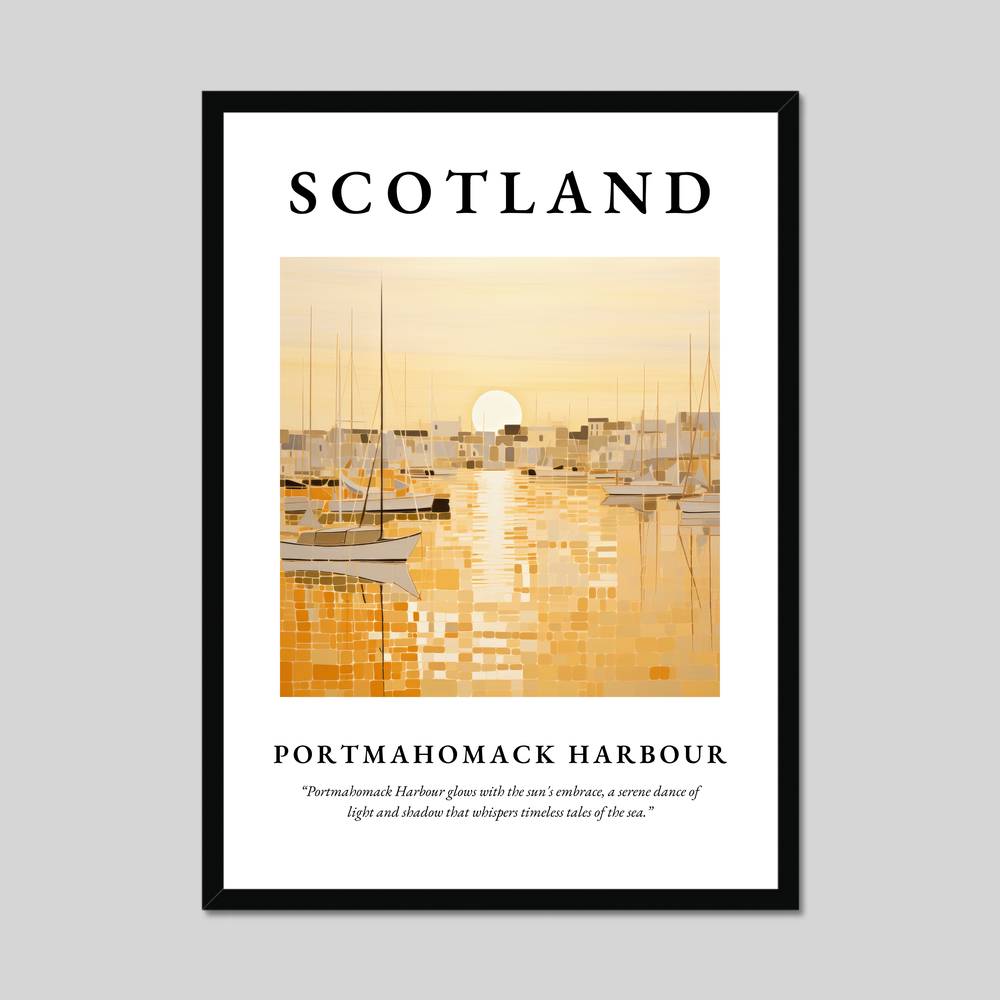 Poster of Portmahomack Harbour, Scotland.